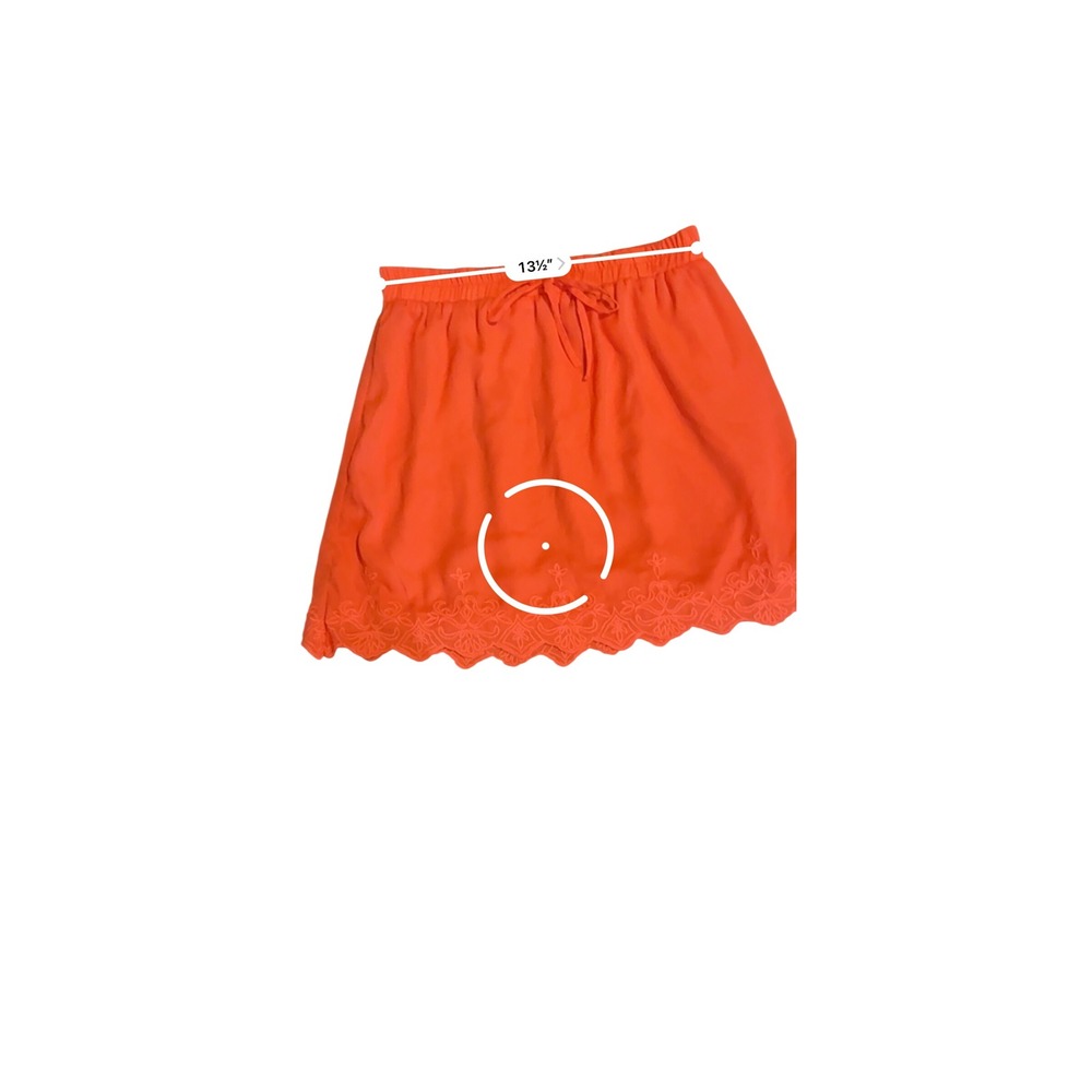 Kiara Skirt Embroidered A Line Drawstring Waist Women's Medium - Picture 4 of 7
